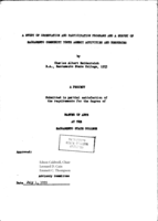 A study of observation and participation programs and a survey of Sacramento community youth agency activities and resources