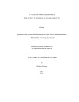 10 years of voodoo economics: the effect of taxes on economic growth