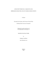 Life review through a narrative lens: impressions from the lives of nursing home patients
