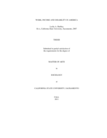 Work, income and disability in America
