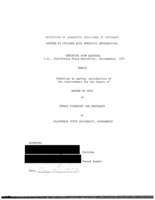 Repetition of linguistic structures of different lengths by children with defective articulation