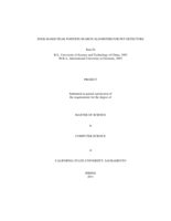 Edge-based peak position search algorithm for PET detectors