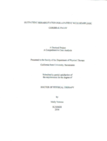 Outpatient rehabilitation for a patient with hemiplegic cerebral palsy