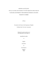 Showing and telling: visual culture and its impact on the narrative structure of Nathaniel Hawthorne’s The Blithedale Romance and Edith Wharton’s Summer