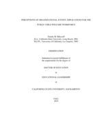 Perceptions of organizational justice: implications for the public child welfare workforce