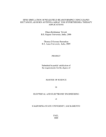 HFSS simulation of near-field beam forming using S-band rectangular horn antenna array for hyperthermia therapy applications