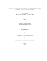 Planning a training needs assessment: a framework applied to the California Bureau of Land Management