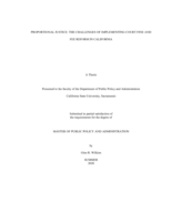Proportional justice: the challenges of implementing court fine and fee reform in California