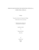 Modeling sarcomagenesis using mesenchymal stem cells: a combinatorial approach