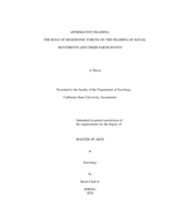 Affirmative framing: the role of hegemonic forces on the framing of social movements and their participants