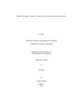 Work-to-family conflict: cases of the United States and Japan