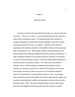 Coaching staff cohesion and success of California community college football teams
