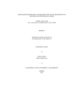 Restraining restraints: decreasing the use of restraints on individuals with special needs