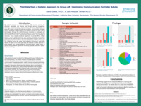 Pilot Data from a Holistic Approach to Group AR: Optimizing Communication for Older Adults