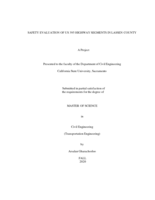 Safety evaluation of US 395 highway segments in Lassen County