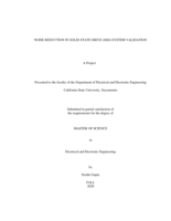 Noise reduction in solid state drive (SSD) system validation