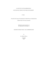 A case study of EngageRoseville and the policy impacts of public engagement