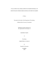 Evaluating collateral effects of habit reversal on idiosyncratic speech disfluencies and nervous habits