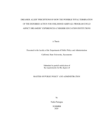 Dreamer allies' perceptions of how the possible total termination of the Deferred Action for Childhood Arrivals Program could affect dreamers' experiences at higher education institutions