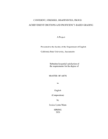 Confident, stressed, disappointed, proud: achievement emotions and proficiency-based grading