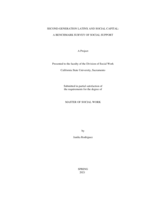 Second-generation Latinx and social capital: A benchmark survey of social support