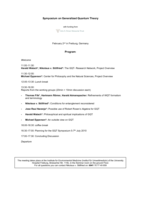 Exploring Intersections Between ‘Generalized Quantum Theory’ and  ‘Quantum Logical Causality’ / ‘Relational Realism’