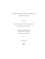 The Effects of Mask Wearing and Telehealth on Counseling Practice