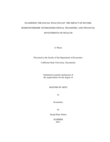 Examining the racial wealth gap: the impact of income, homeownership, intergenerational transfers, and financial investments on wealth