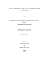 Chicanas from the San Joaquin Valley: counternarratives of college pushouts