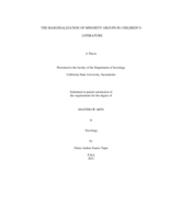 The Marginalization of Minority Groups in Children’s Literature