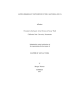 Latinx Immigrant Experience in the California Delta