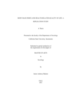 Body mass index and health-related quality of life: a replication study