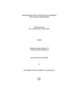 Exploratory study of best practice working with juvenile delinquents