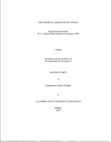 THE AESTHETIC AGENDA OF MTV ONLINE