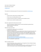 How to Spot a Predatory Publisher