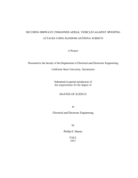 Securing mmWave unmanned aerial vehicles against spoofing attacks using random antenna subsets