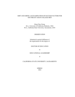 Grit and grind: an examination of success factors for Southeast Asian college men