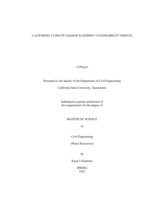 California climate change flooding vulnerability indices