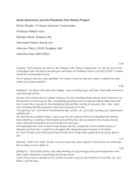 Oral history interview with Katelynn Ma