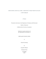 High school survival guide: a resource to help teens navigate a new terrain