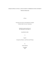 Choque entre culturas: Latinx students' experiences with university writing programs