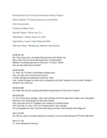 Oral history interview with Tohua Lee