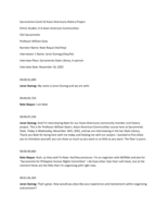 Oral history interview with Nate Roque