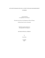 Outpatient rehabilitation for a patient with shoulder impingement syndrome