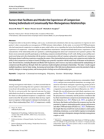 Factors that Facilitate and Hinder the Experience of Compersion Among Individuals in Consensually Non-Monogamous Relationships