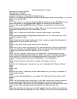 Oral history interview with Sandy Nguyen