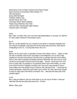 Oral history interview with Marlon Malasan