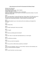 Oral history interview with Cheryl Acob