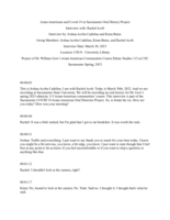Oral history interview with Rachel Acob