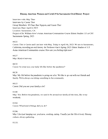 Oral history interview with May Thao